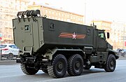 Ural-63095の車体後部。