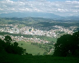 São Lourenço visto de seu ponto mais alto