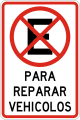 R-8-19 No stopping on to repair vehicles