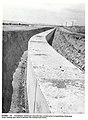 Finished concrete box on the Los Angeles Aqueduct.