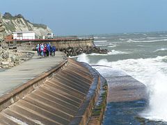 Seawalls to protect against storm surge worsened by sea level rise