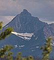 Split Mountain seen from the north at Saint Mary Lake