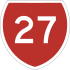 State Highway 27 shield}}