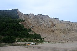 島の採石場