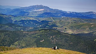 La carrière vue depuis le pic de Tarbésou.