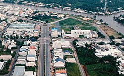 Overlooking Phong Điền town