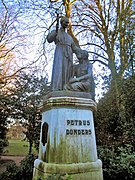 Tilburg, statue of Petrus Donders