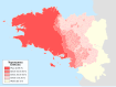 Carte des toponymes bretons