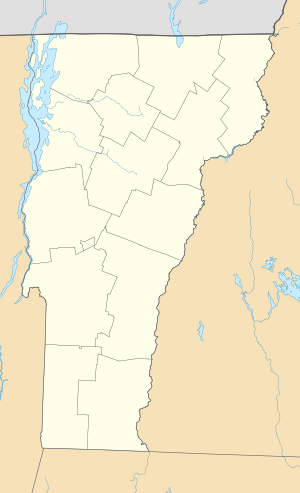 Map of the Primary Campuses for Member Institutions of the Vermont State Colleges