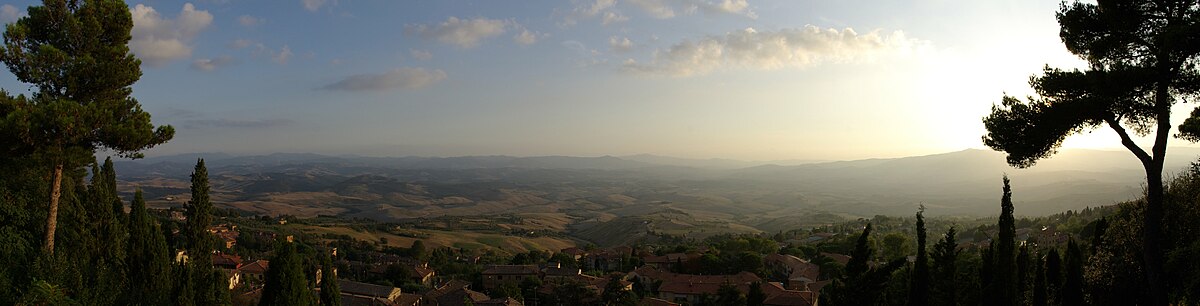 Panorámica desde Volterra.