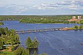 Vue d'une partie nord de la baie de Vyborg.