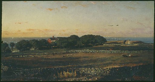 Farmhouse at Rye Beach, New Hampshire, 1870, Musée des Beaux-Arts de Boston