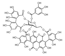 Chemical structure of 1-α-O-galloylpunicalagin