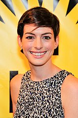 Photo of Anne Hathaway at the Miami International Film Festival in 2014.
