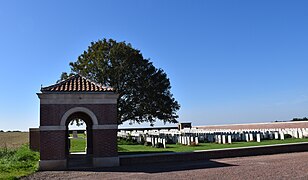 Le cimetière britannique.