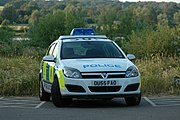 A typical police car seen in Bedfordshire pictured in 2006