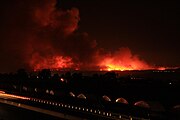 2010 Mount Carmel forest fire – the largest forest fire in Israel's history, December 2010