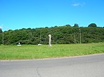 Stone cross at SX088656, Carminow (Carminow Cross)