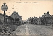 Vue de la reconstruction vers 1925 (village d'Étouvelles).