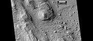 Mounds with layers, as seen by HiRISE under HiWish program. Location is east of Gale Crater in the Aeolis quadrangle.