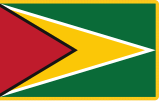 Presidential Standard of Guyana (1999–2011) under President Bharrat Jagdeo.