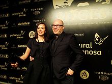 Frank Ilfman and wife Susana at the Sitges Fantastic Film Festival 2014