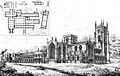 1888 depiction of the abbey prior to destruction