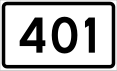County Road 401 shield