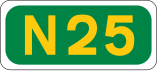 N25 road shield}}