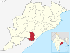 Localisation de District de Gajapati