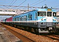 舊塗裝的415系6輛編成（2004年7月5日）