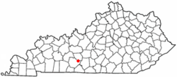 Location of Oakland, Kentucky