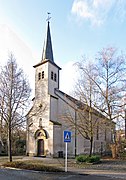 Kirchberg's Chapel of Nôtre Dame, Salut des Infirmes, on rue des Maraîchers