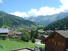 Vue générale du Grand Bornand.