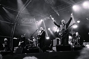 Lindisfarne performing at Concert at the Kings, 2015