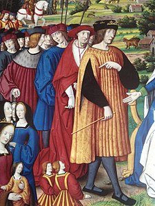 Cardinal Georges d'Amboise following Louis XII of France (1503)