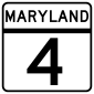 Maryland state route marker