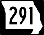 Route 291 marker