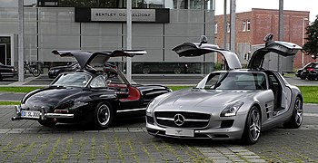 Avec une Mercedes-Benz SLS AMG de 2010