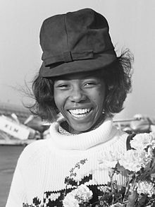 Small arriving at Schiphol Airport from Jamaica in 1964