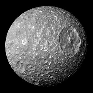 Mimas, by NASA