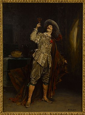 Don César de Bazan, toile de Ferdinand Roybet, vers 1903, Paris, maison de Victor Hugo.