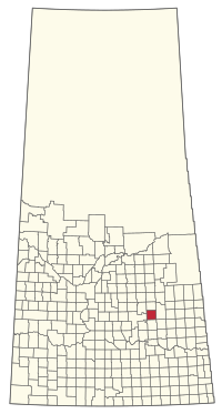 Location of the RM of Emerald No. 277 in Saskatchewan