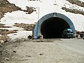 Entrance to Salang pass tunnel