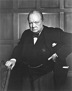 Winston Churchill, by Yousuf Karsh