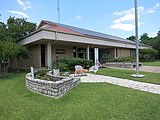 Smithville City Hall on Main Street. Mayor Sharon Seidel Forester.