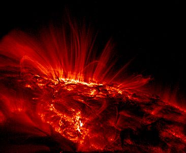 Sunspot, by NASA/TRACE
