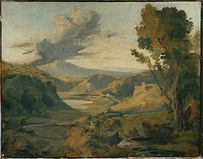 Paysage, Auvergne ? musée d'Art de l'université de Princeton