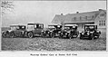 Cars parked at clubhouse