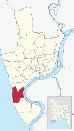 Location of South Halishahar